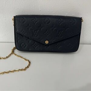 Louis Vuitton Monogram Empriente Black Felicia Pochette